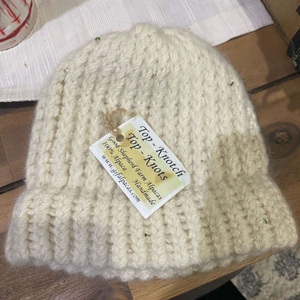 100% Alpaca handmade beanie toboggan